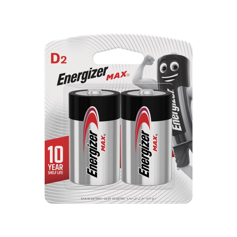 Energizer Battery D 1X2 E95 BP2